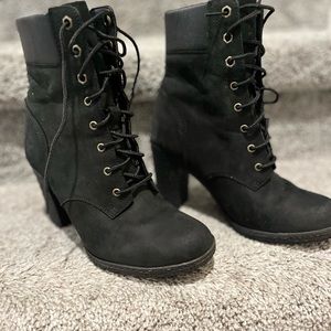 Timberland black booties